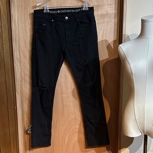 Buffalo David Bitton Men's Slim Black Jeans